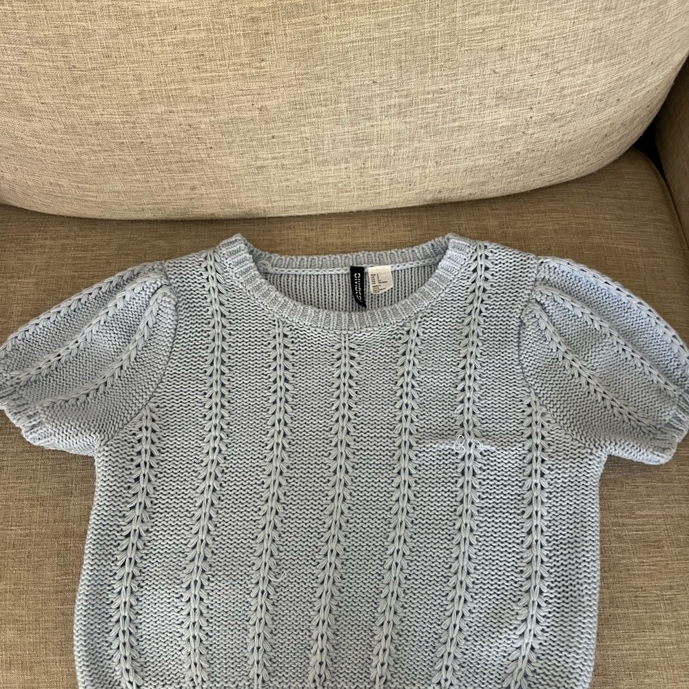 H&M Divided Soft Blue Sweater